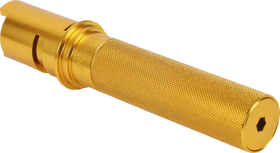 THRASHIN SUPPLY CO. Throttle Tube - Knurled - 1" - Gen 2 TBW - Gold TSC-2806-5