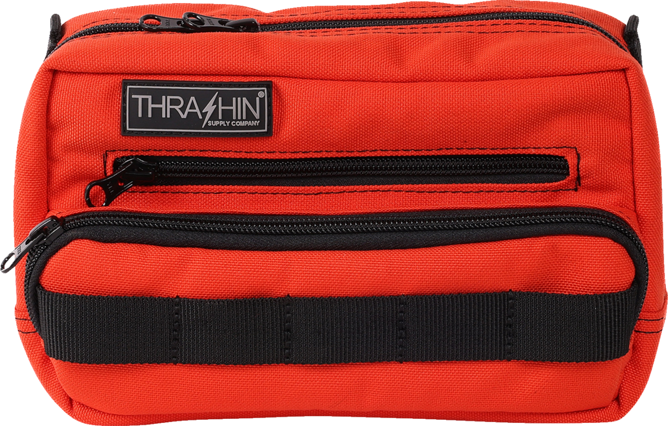 THRASHIN SUPPLY CO. Handlebar Bag Plus - Orange THB-0028