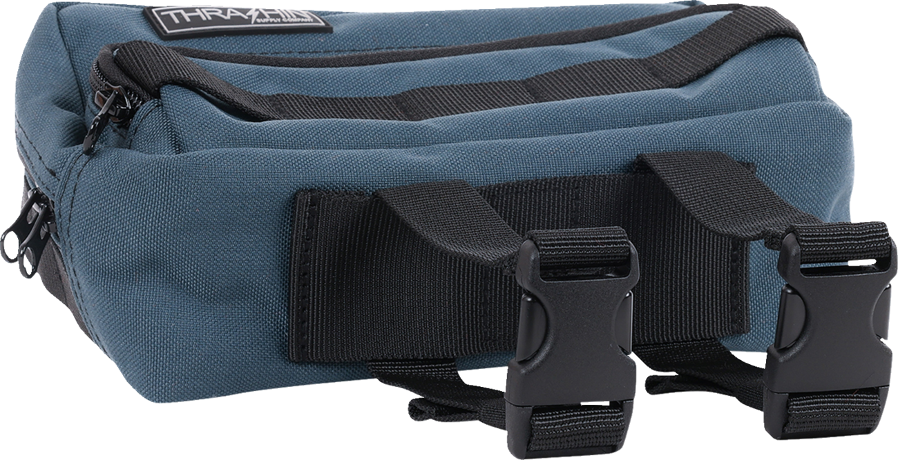 THRASHIN SUPPLY CO. Handlebar Bag Plus - Blue THB-0026