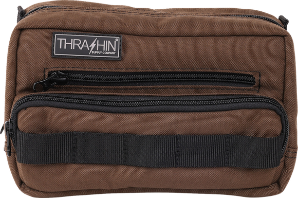 THRASHIN SUPPLY CO. Handlebar Bag Plus - Brown THB-0009