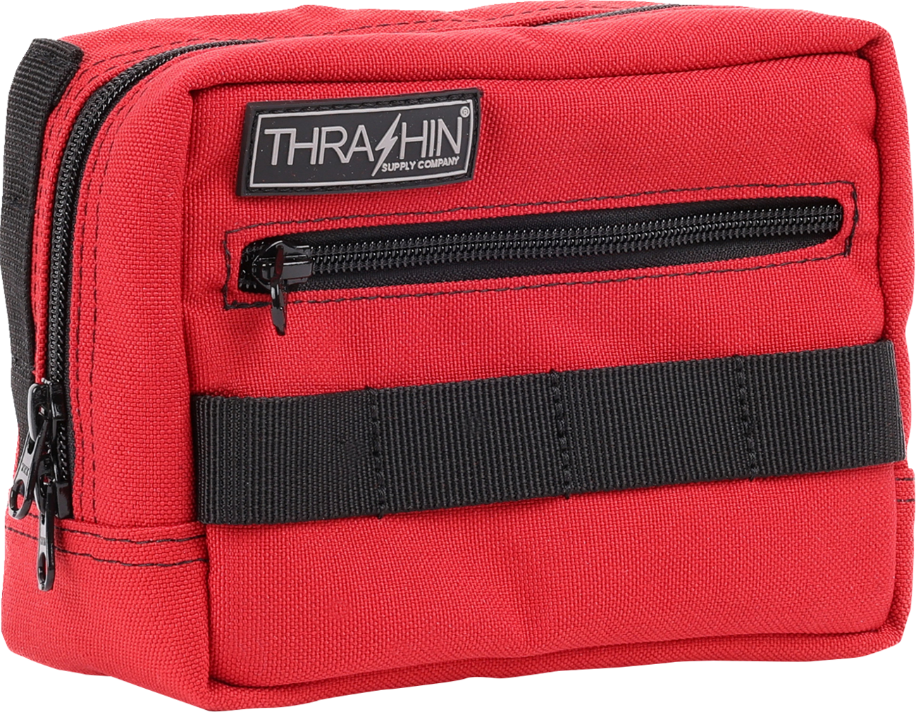 THRASHIN SUPPLY CO. Handlebar Bag - Red THB-0015