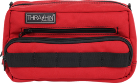 THRASHIN SUPPLY CO. Handlebar Bag Plus - Red THB-0017