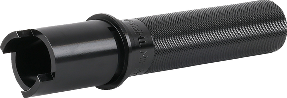 THRASHIN SUPPLY CO. Throttle Tube - Knurled - 1" - Gen 2 TBW - Black TSC-2806-1