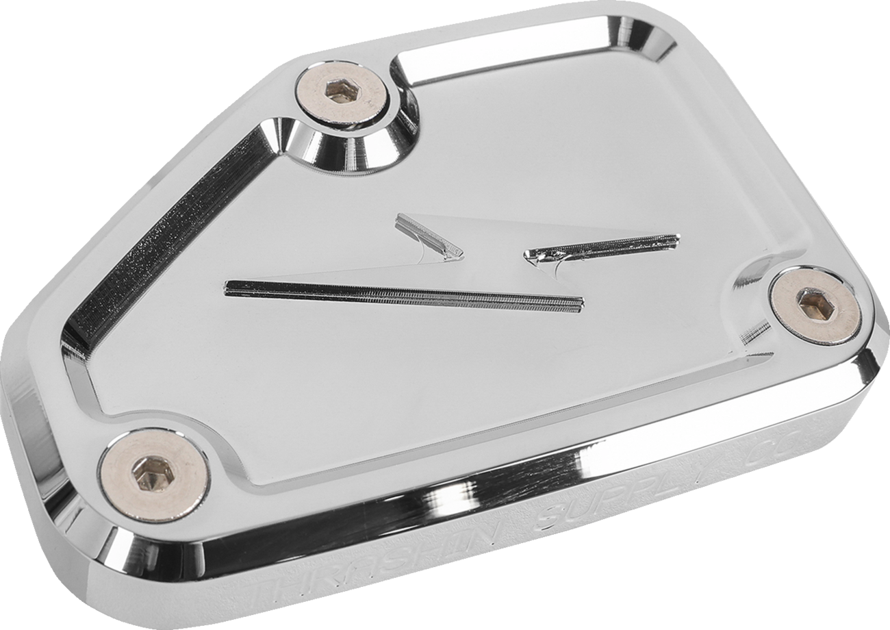 THRASHIN SUPPLY CO. Master Cylinder Cover - Brake - Front - Chrome TSC-3178-3