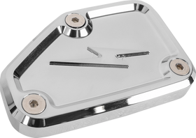 THRASHIN SUPPLY CO. Master Cylinder Cover - Brake - Front - Chrome TSC-3178-3
