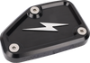 THRASHIN SUPPLY CO. Master Cylinder Cover - Brake - Front - Black/Twice-Cut TSC-3178-4