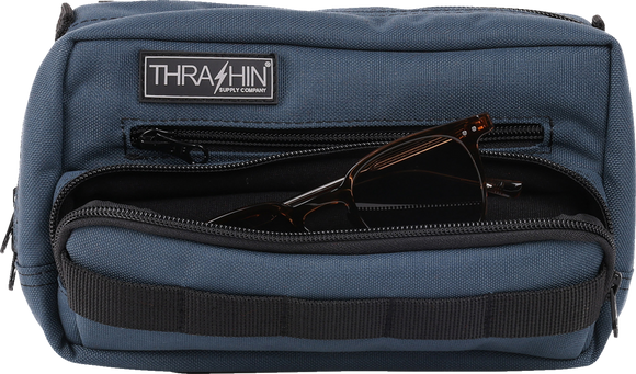 THRASHIN SUPPLY CO. Handlebar Bag Plus - Blue THB-0026