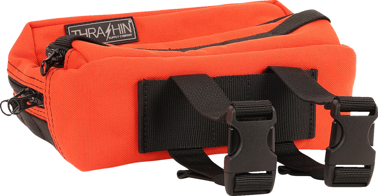 THRASHIN SUPPLY CO. Handlebar Bag Plus - Orange THB-0028
