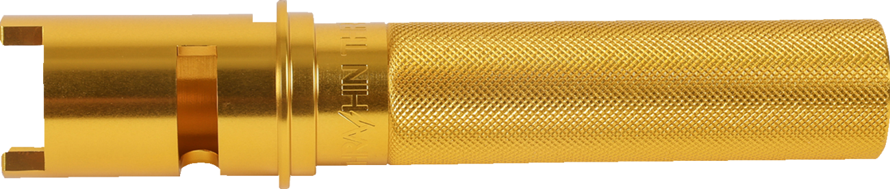 THRASHIN SUPPLY CO. Throttle Tube - Knurled - 1" - Gen 2 TBW - Gold TSC-2806-5
