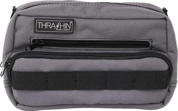 THRASHIN SUPPLY CO. Handlebar Bag Plus - Gray THB-0018