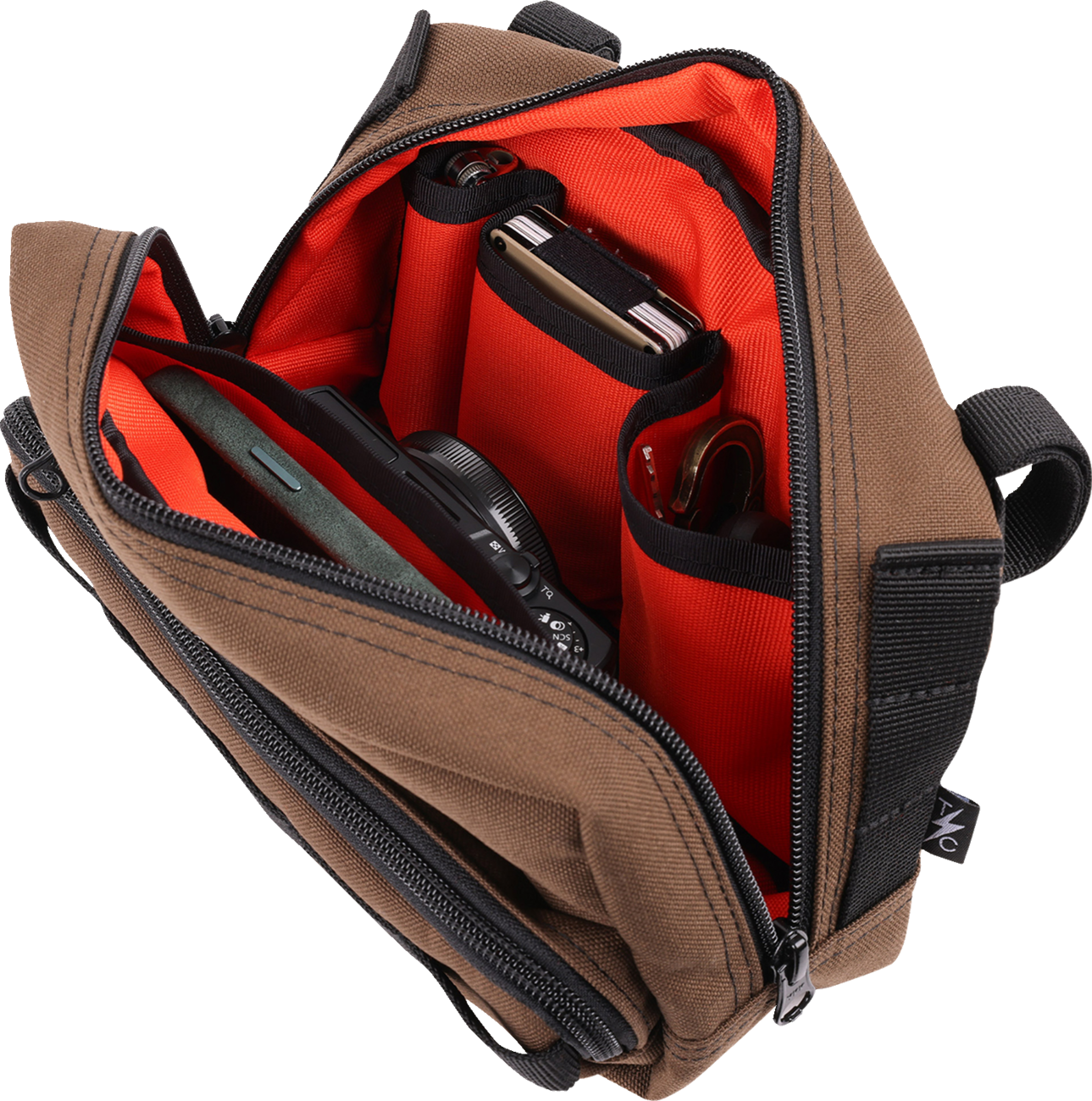 THRASHIN SUPPLY CO. Handlebar Bag Plus - Brown THB-0009