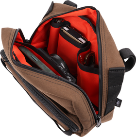 THRASHIN SUPPLY CO. Handlebar Bag Plus - Brown THB-0009