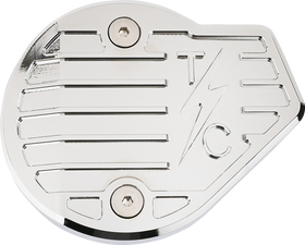 THRASHIN SUPPLY CO. Cam Cover - Gen 2 - Finned - Chrome - M8 TSC-3029-3