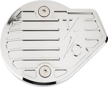 THRASHIN SUPPLY CO. Cam Cover - Gen 2 - Finned - Chrome - M8 TSC-3029-3