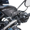 THRASHIN SUPPLY CO. Master Cylinder Cover - Brake - Front - Black/Twice-Cut TSC-3178-4