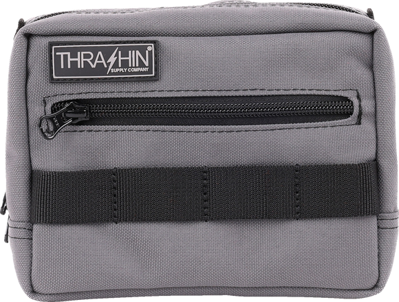 THRASHIN SUPPLY CO. Handlebar Bag - Gray THB-0016