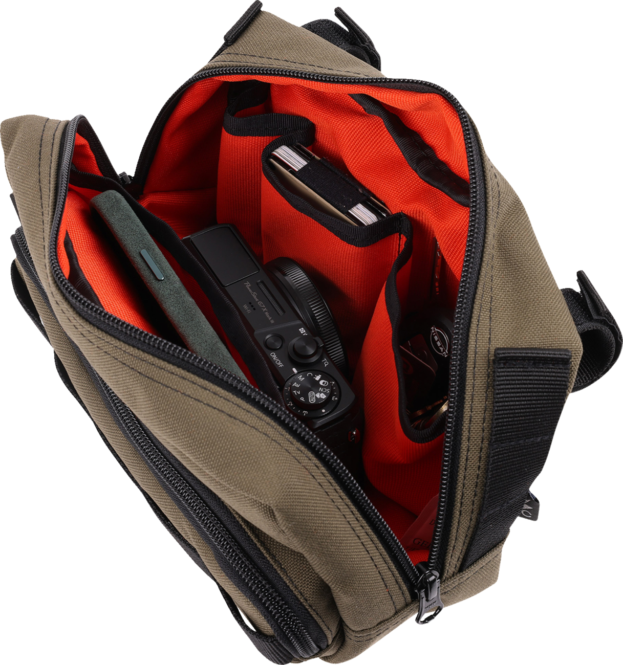 THRASHIN SUPPLY CO. Handlebar Bag Plus - Green THB-0010