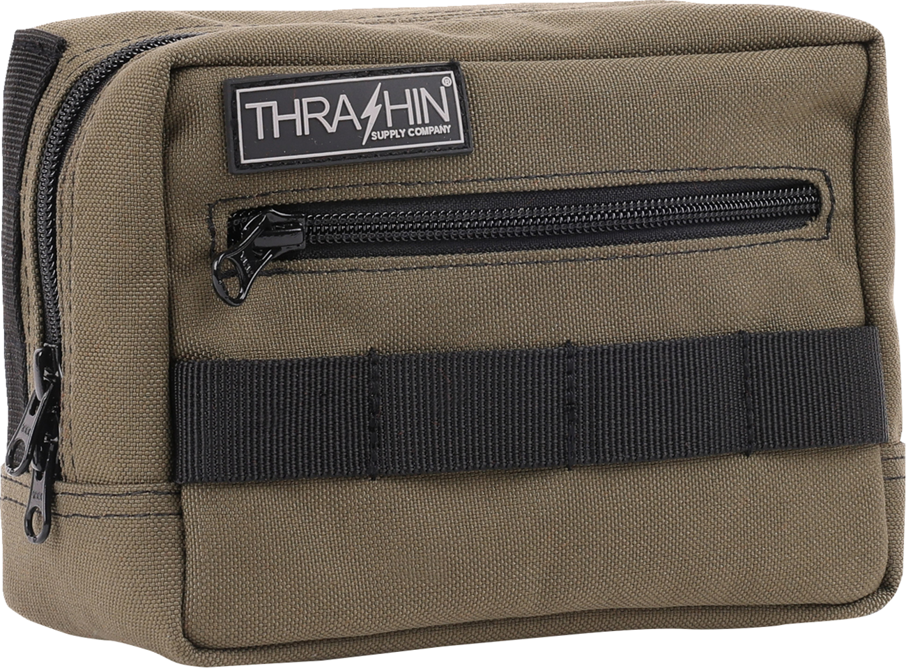 THRASHIN SUPPLY CO. Handlebar Bag - Green THB-0007