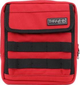 THRASHIN SUPPLY CO. Handlebar Bag Slim - Red THB-0034