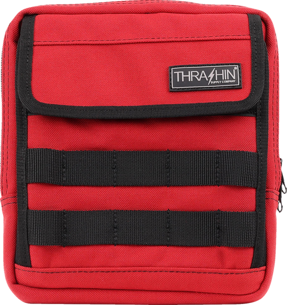 THRASHIN SUPPLY CO. Handlebar Bag Slim - Red THB-0034