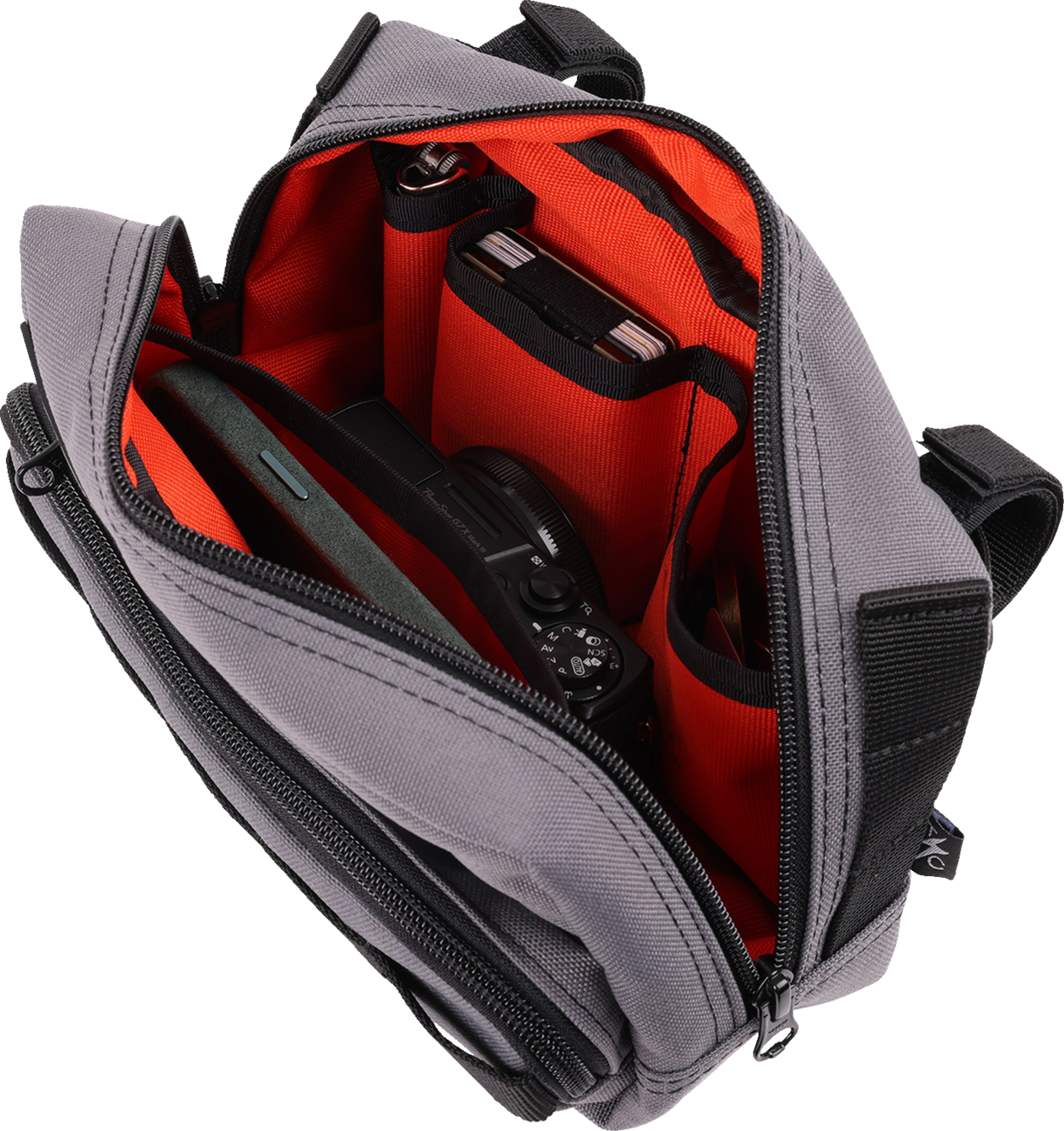 THRASHIN SUPPLY CO. Handlebar Bag Plus - Gray THB-0018