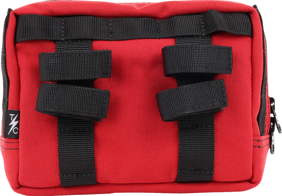 THRASHIN SUPPLY CO. Handlebar Bag - Red THB-0015