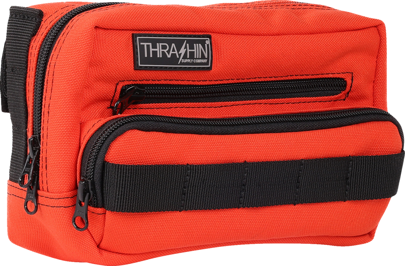 THRASHIN SUPPLY CO. Handlebar Bag Plus - Orange THB-0028