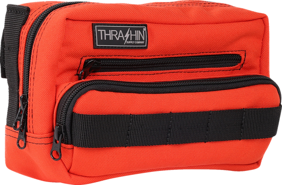 THRASHIN SUPPLY CO. Handlebar Bag Plus - Orange THB-0028