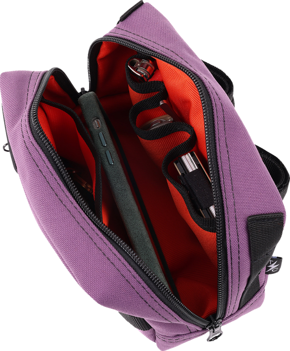 THRASHIN SUPPLY CO. Handlebar Bag - Purple THB-0024