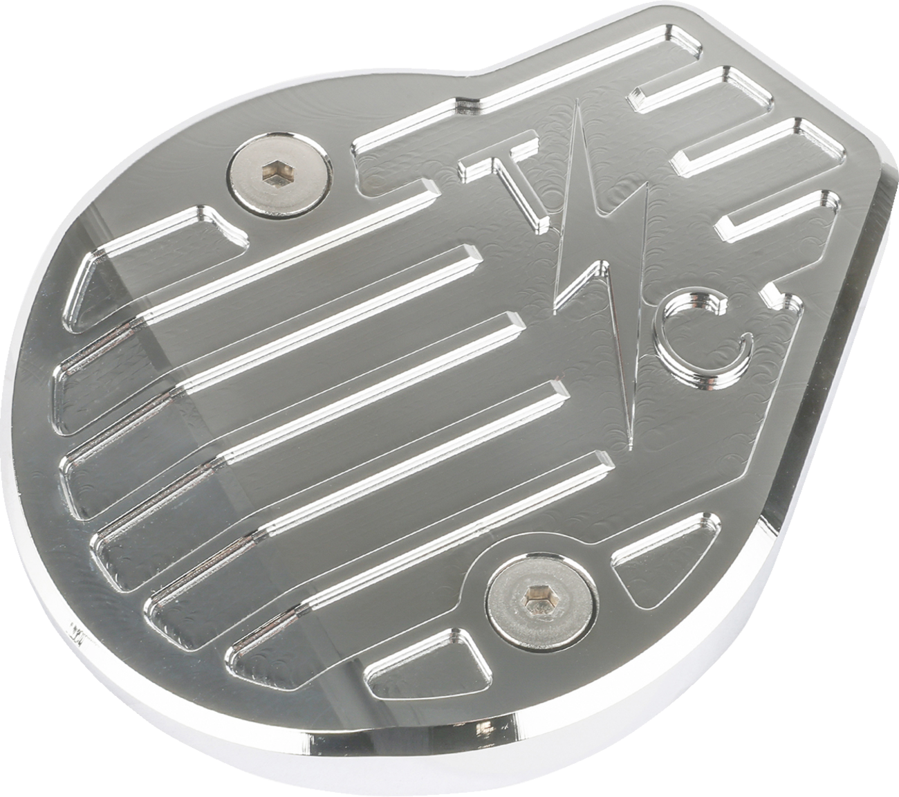 THRASHIN SUPPLY CO. Cam Cover - Gen 2 - Finned - Chrome - M8 TSC-3029-3