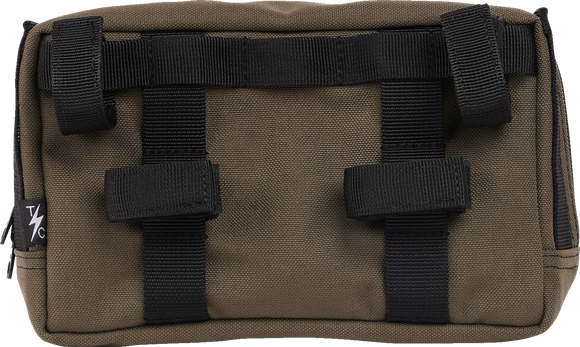 THRASHIN SUPPLY CO. Handlebar Bag Plus - Green THB-0010