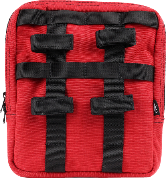 THRASHIN SUPPLY CO. Handlebar Bag Slim - Red THB-0034