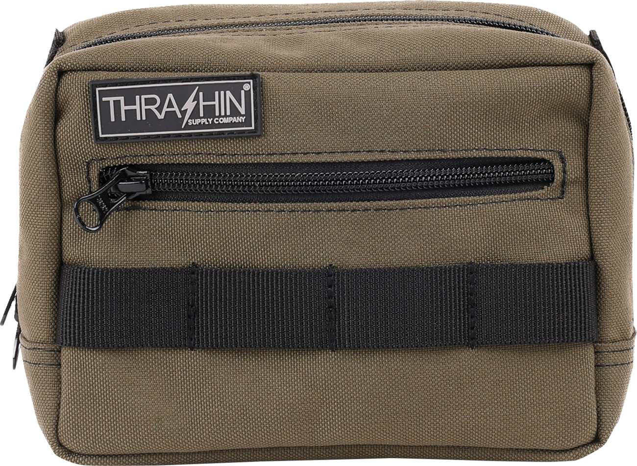 THRASHIN SUPPLY CO. Handlebar Bag - Green THB-0007