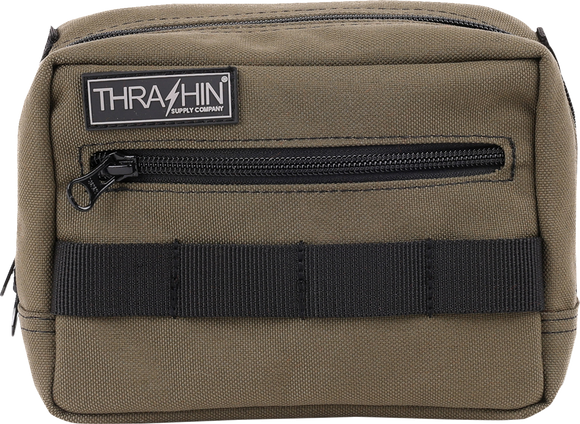 THRASHIN SUPPLY CO. Handlebar Bag - Green THB-0007