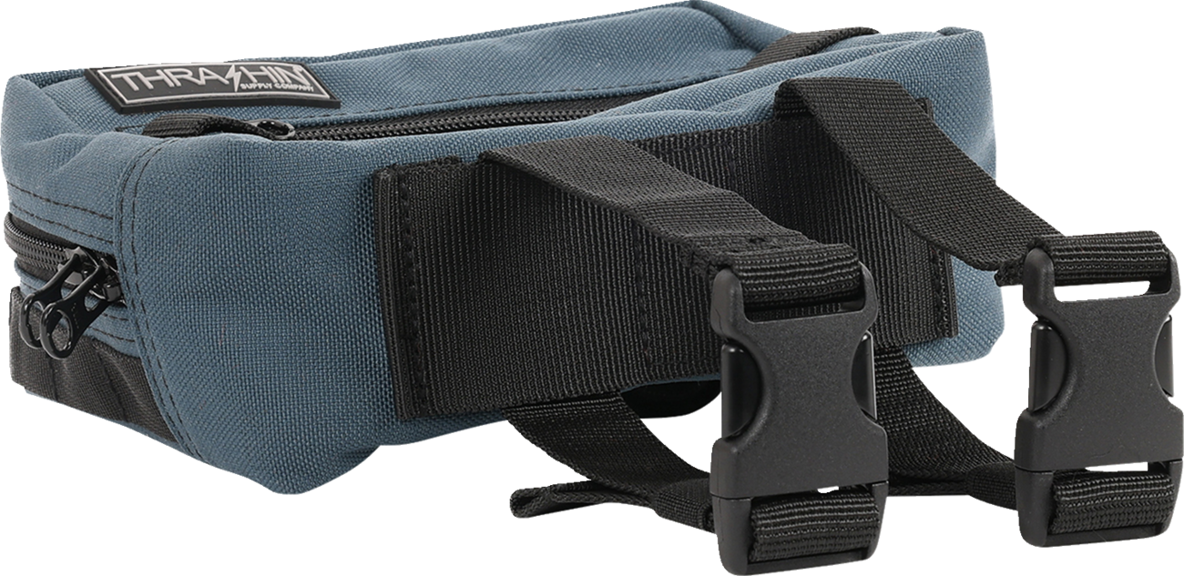 THRASHIN SUPPLY CO. Handlebar Bag - Blue THB-0023