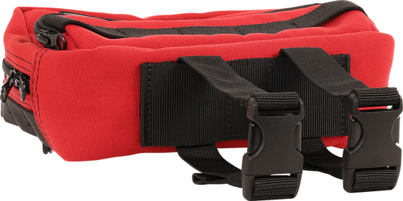 THRASHIN SUPPLY CO. Handlebar Bag Plus - Red THB-0017