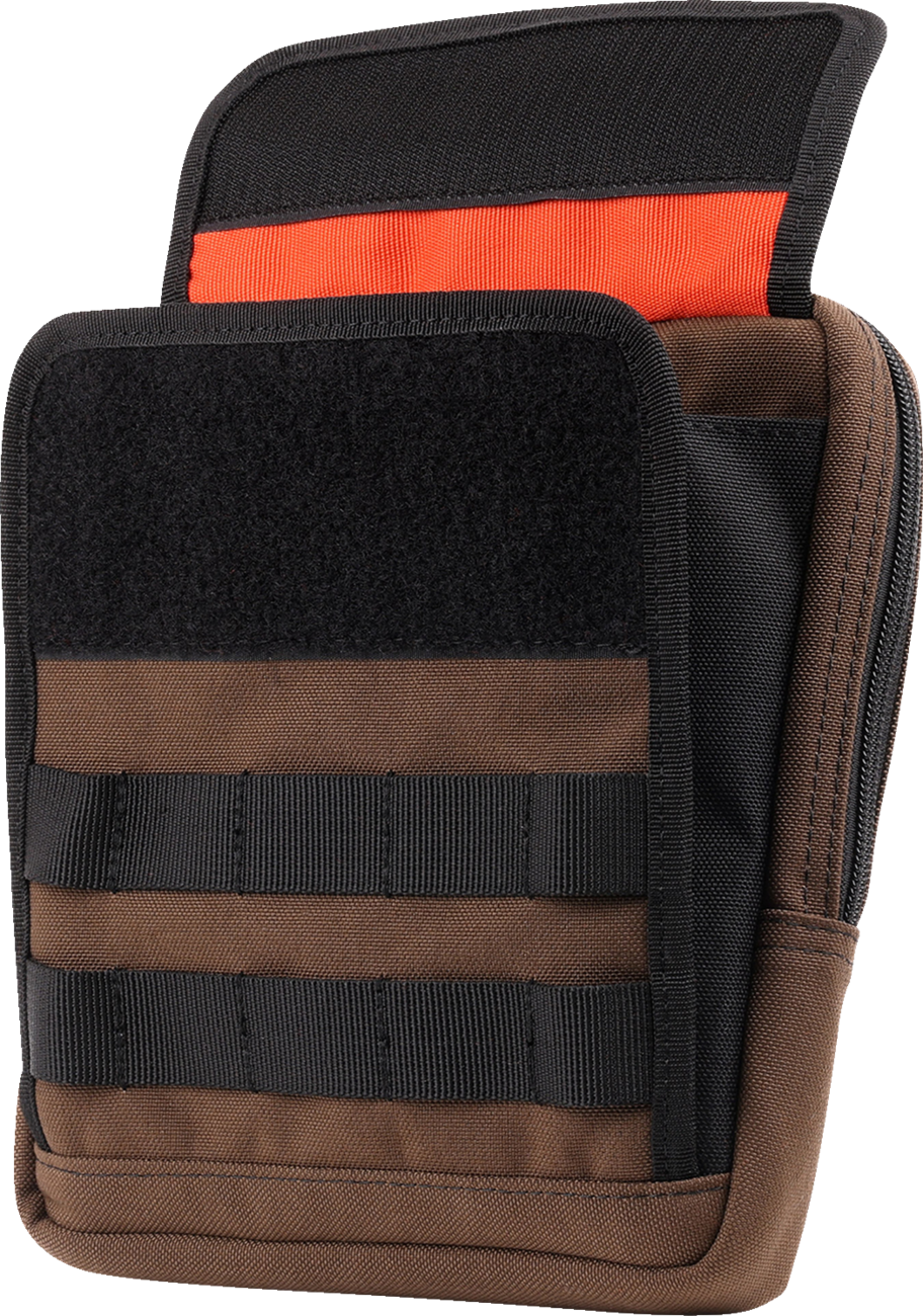THRASHIN SUPPLY CO. Handlebar Bag Slim - Brown THB-0032