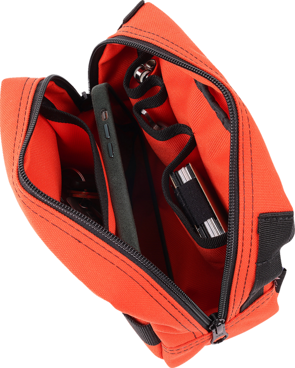 THRASHIN SUPPLY CO. Handlebar Bag - Orange THB-0025