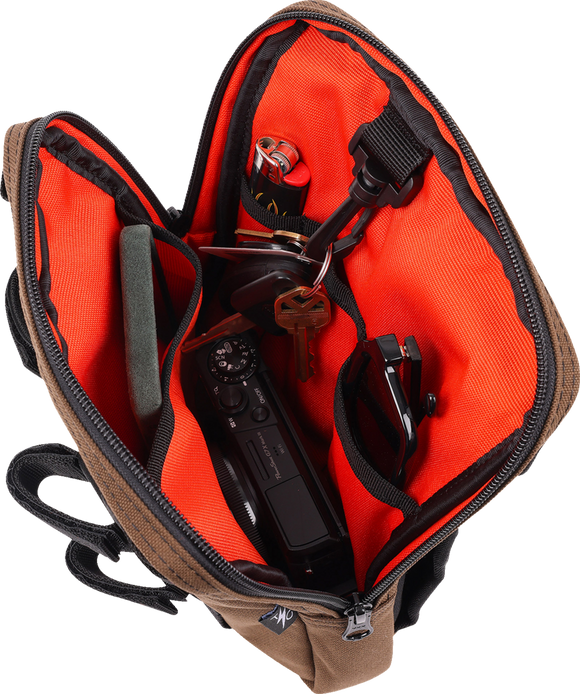 THRASHIN SUPPLY CO. Handlebar Bag Slim - Brown THB-0032