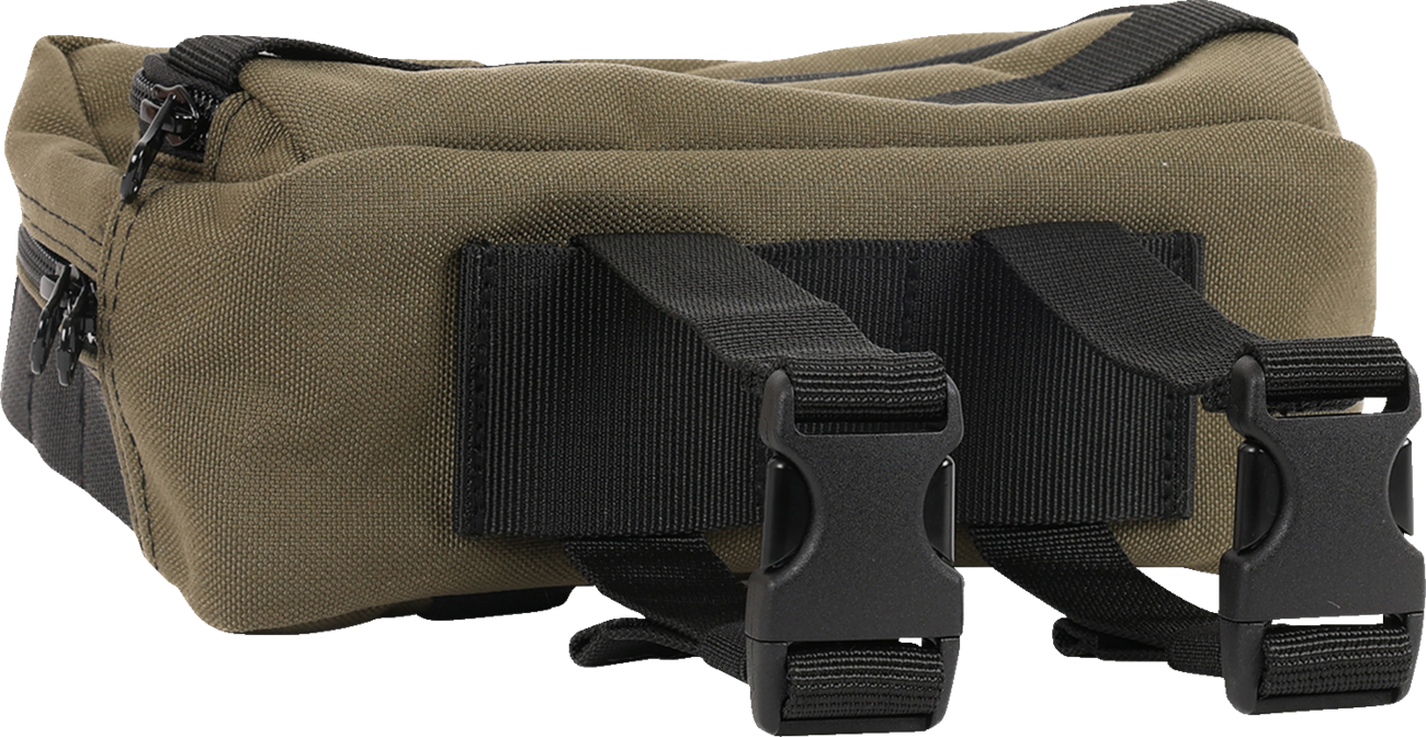 THRASHIN SUPPLY CO. Handlebar Bag Plus - Green THB-0010