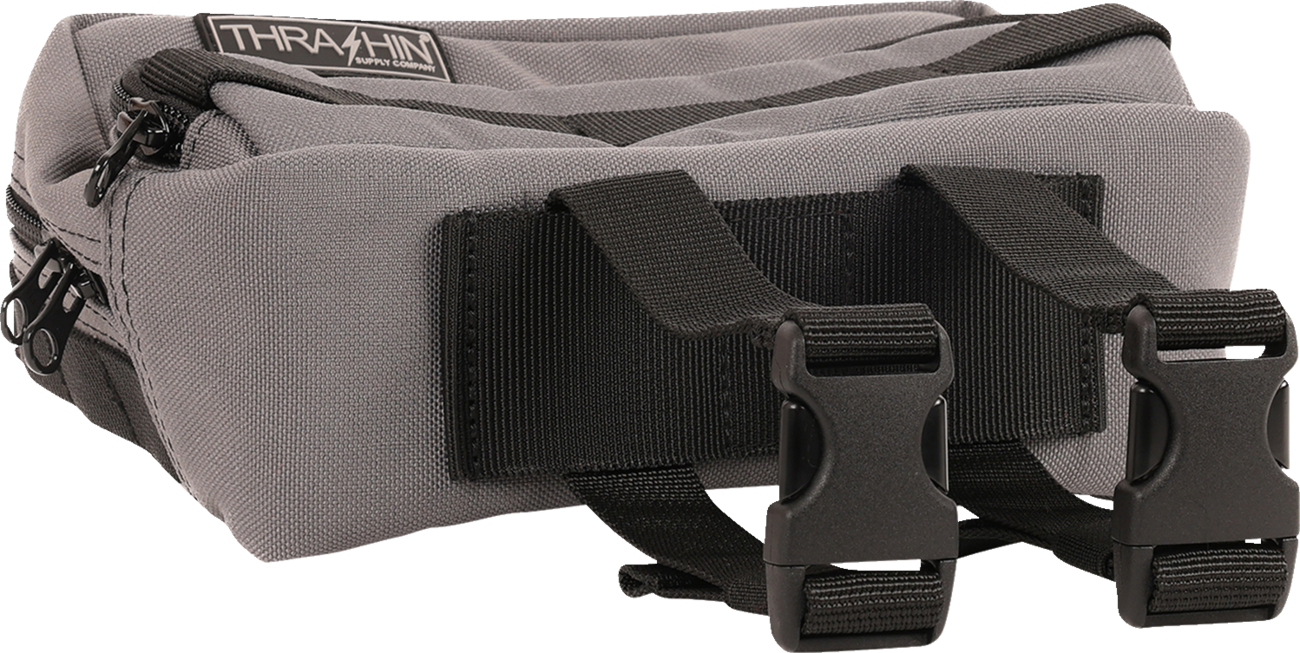 THRASHIN SUPPLY CO. Handlebar Bag Plus - Gray THB-0018