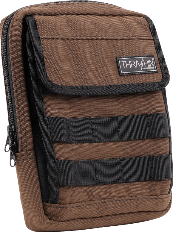 THRASHIN SUPPLY CO. Handlebar Bag Slim - Brown THB-0032