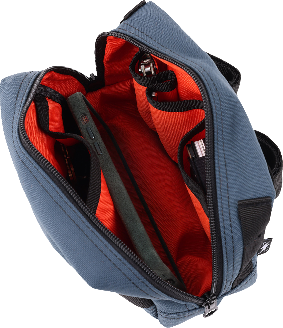 THRASHIN SUPPLY CO. Handlebar Bag - Blue THB-0023