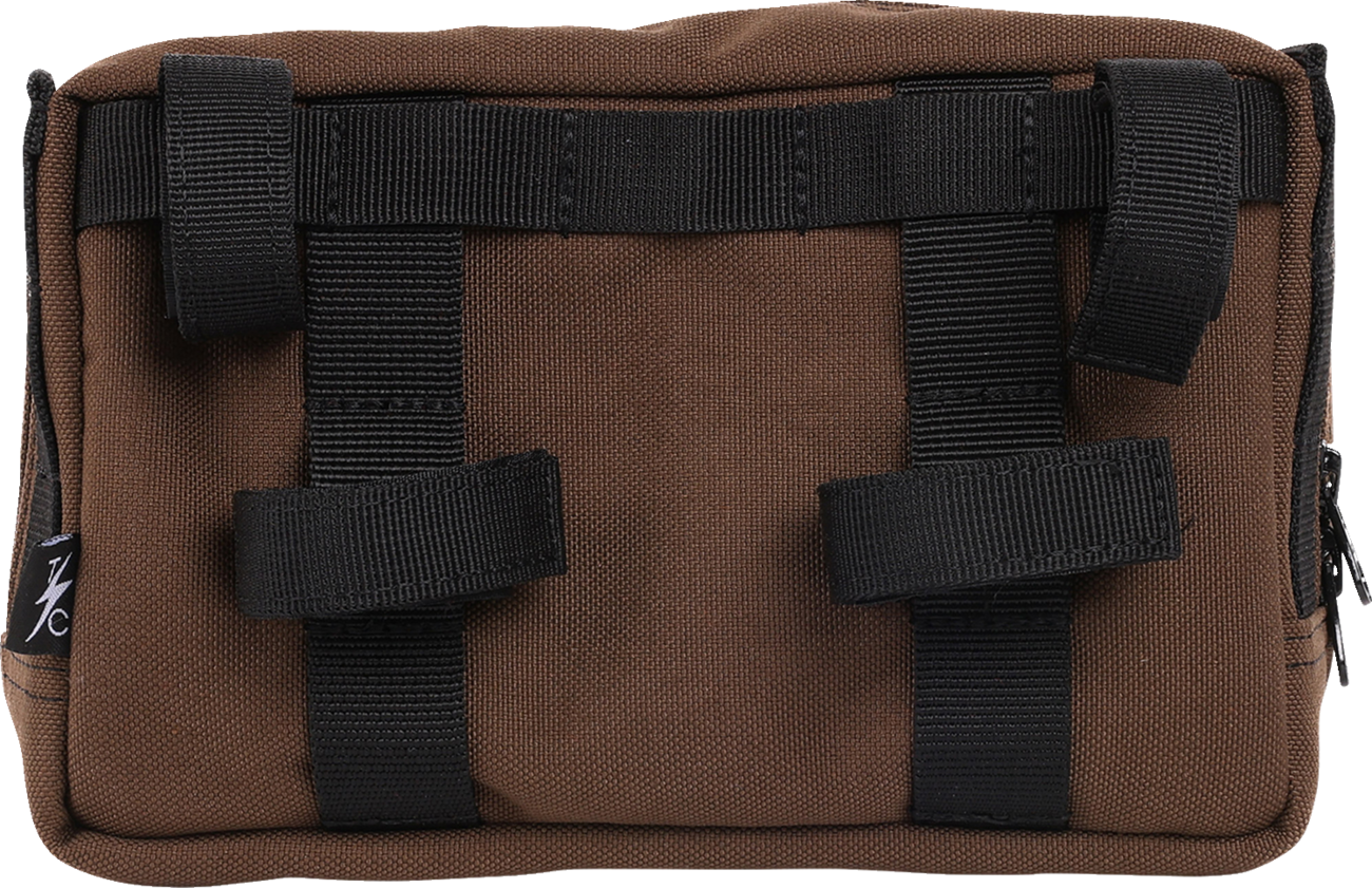 THRASHIN SUPPLY CO. Handlebar Bag Plus - Brown THB-0009