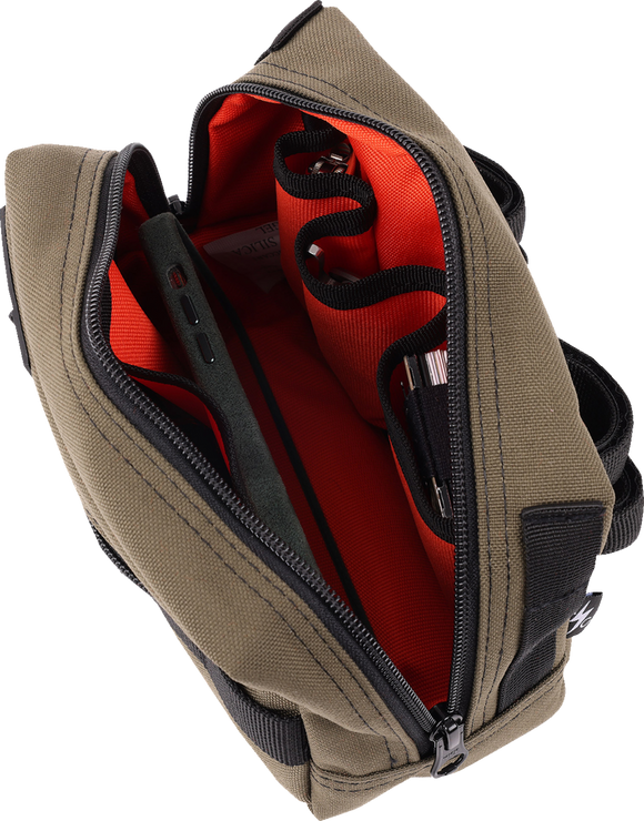 THRASHIN SUPPLY CO. Handlebar Bag - Green THB-0007