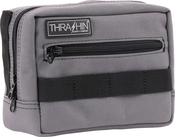 THRASHIN SUPPLY CO. Handlebar Bag - Gray THB-0016