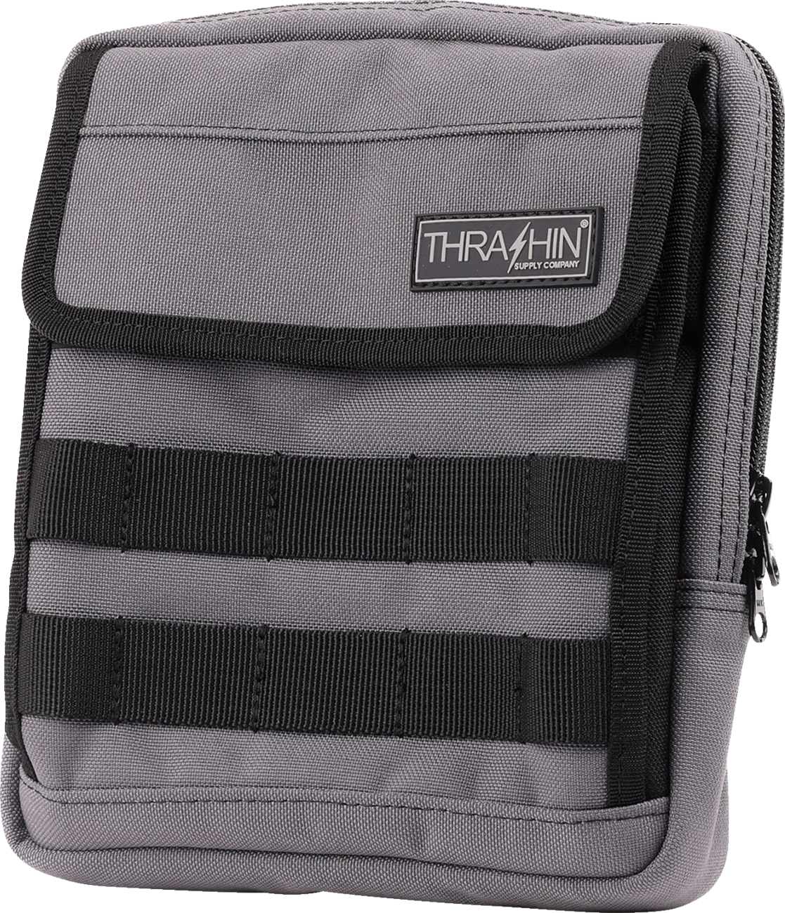 THRASHIN SUPPLY CO. Handlebar Bag Slim - Gray THB-0030