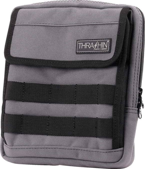 THRASHIN SUPPLY CO. Handlebar Bag Slim - Gray THB-0030