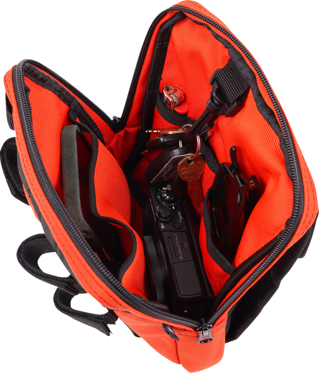 THRASHIN SUPPLY CO. Handlebar Bag Slim - Orange THB-0035