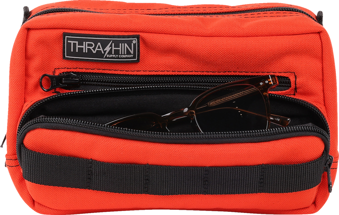THRASHIN SUPPLY CO. Handlebar Bag Plus - Orange THB-0028